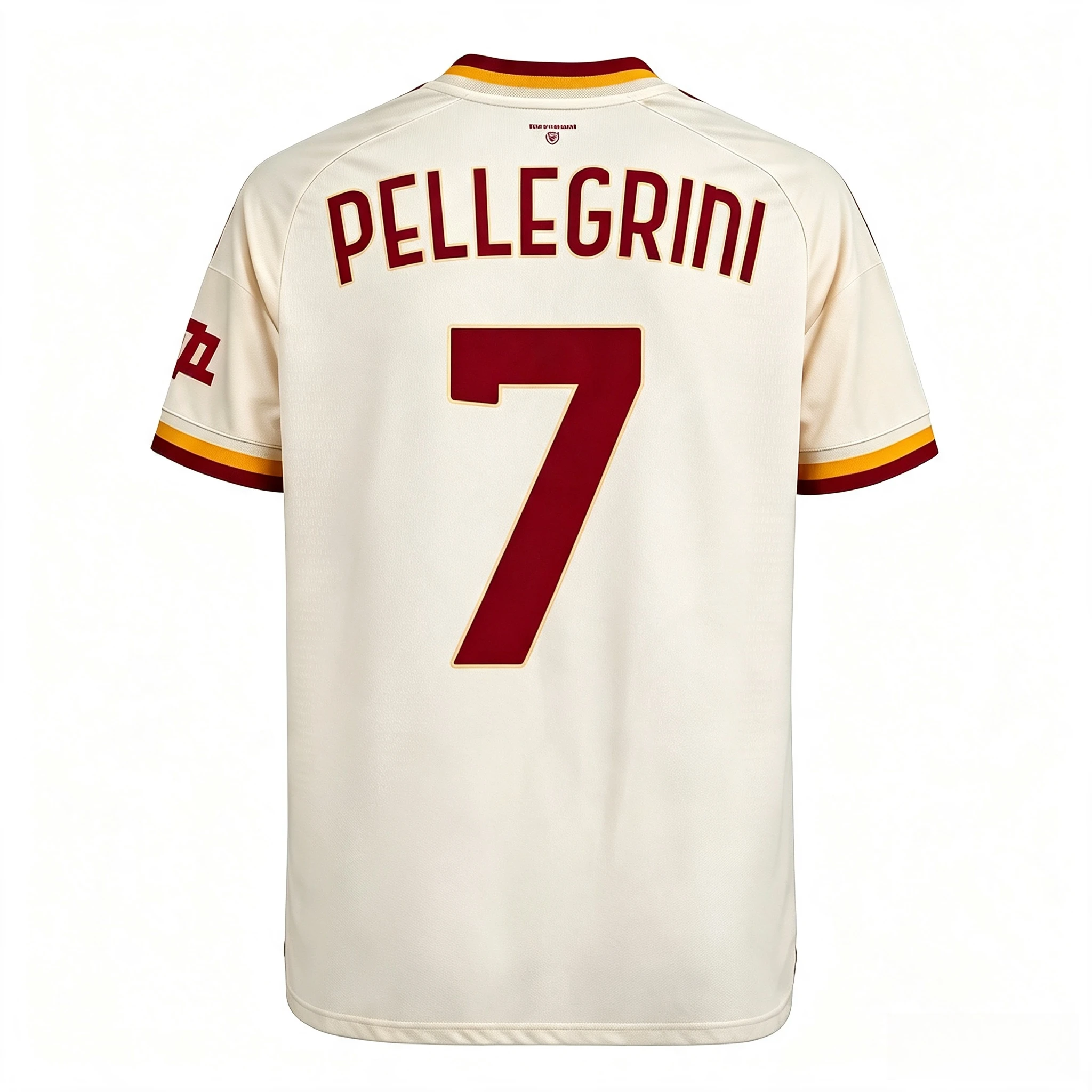 26/27 Season Roma Football Jersey Shirt, Pellegrini #7 Jersey Tshirt, Men Summer Training Breathable Quick Drying Sweatshirt
