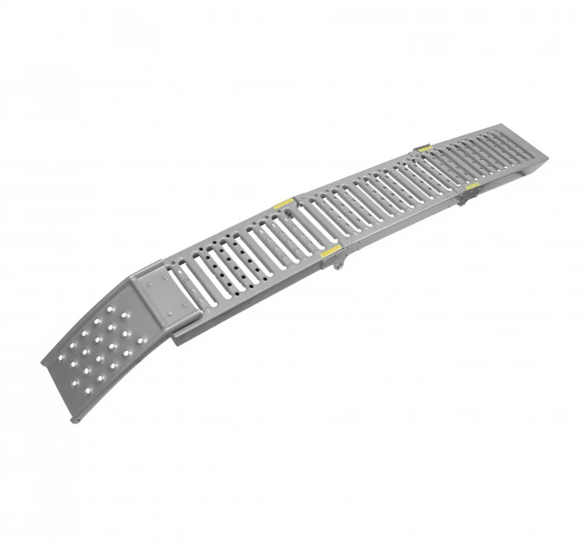 Motorcycle ATV uphill board portable three fold bridge board