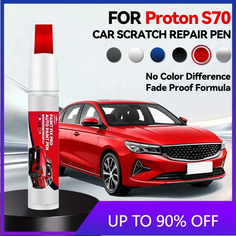 

Car Accessories Tool For Proton S70 1996-2026 Paint Repair Pen Touch Up Scratch Remover DIY Auto Accessories Black White