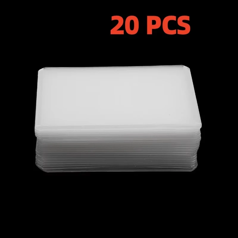 20-100 Stuks Kaarthoezen Houder Pvc Game Trading Card Toploaders Hard Plastic Speelgoed Top Loaders Voor Protectors Opslag Gift