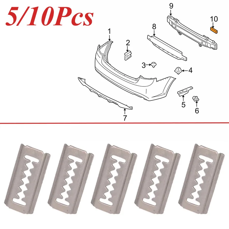 Iron Sheet Bumper Grille Retainer Clip For Hyundai Accent Santa Fe Sonata 1995- Auto Clips Car Fasteners Plastic 86593-2400