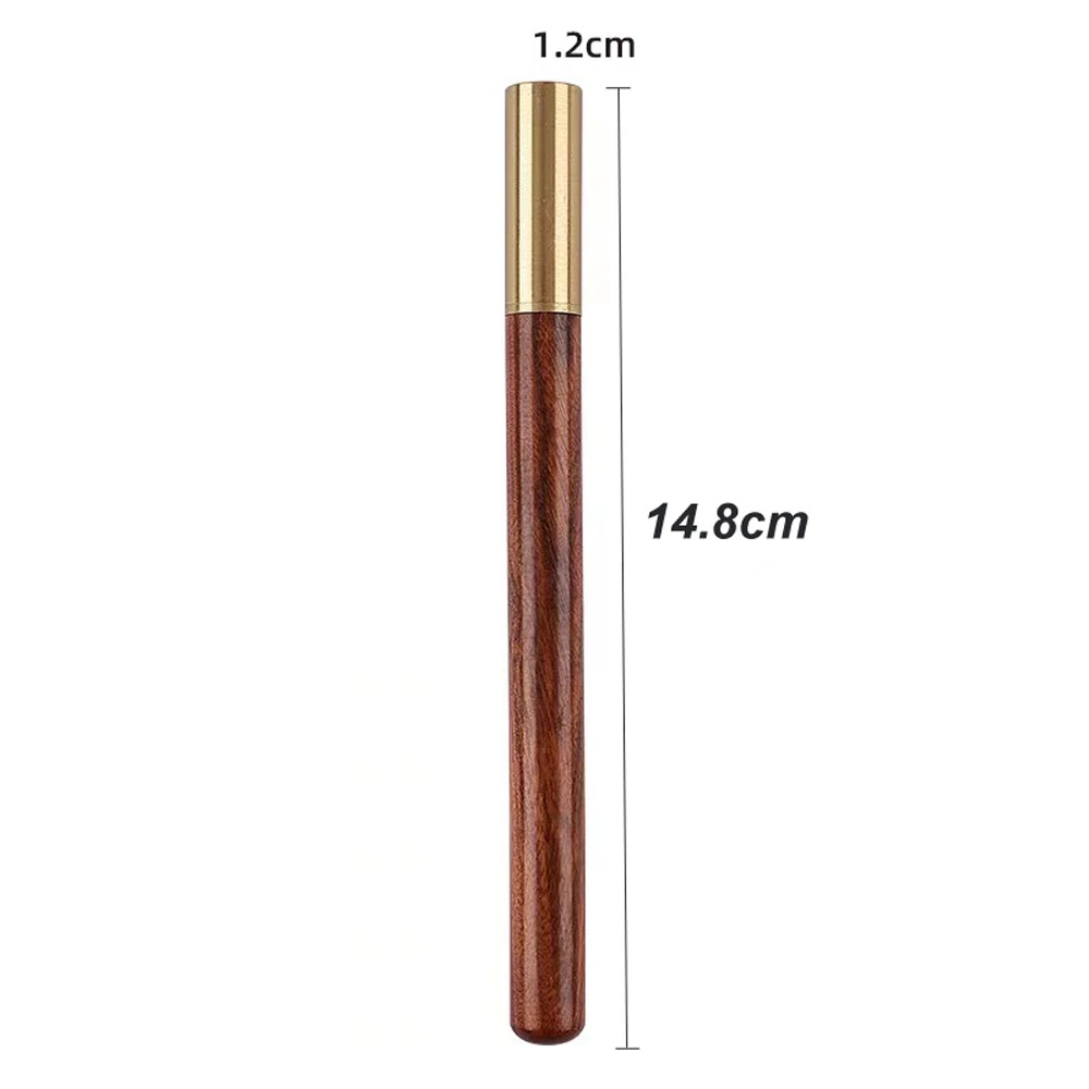Vintage Holz Körper Kugelschreiber Messing Ball Roller Stift Metall Kappe Kugelschreiber Schreibwaren Schule Business Geschenke Liefert Drop Shipping – Detail 2