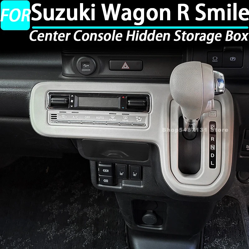 

Автомобильный ящик для хранения, скрытый ящик для хранения на центральной консоли для Suzuki Wagon R Smile, аксессуары для интерьера 2021,
