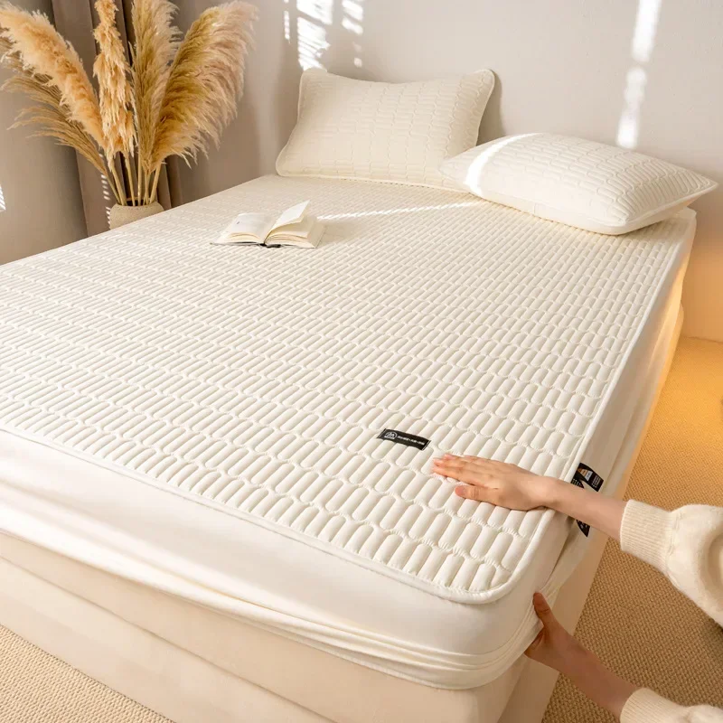 Class A cotton padded urine-proof and waterproof mattress summer mattress protective cover pure cotton non-slip and dust-proof