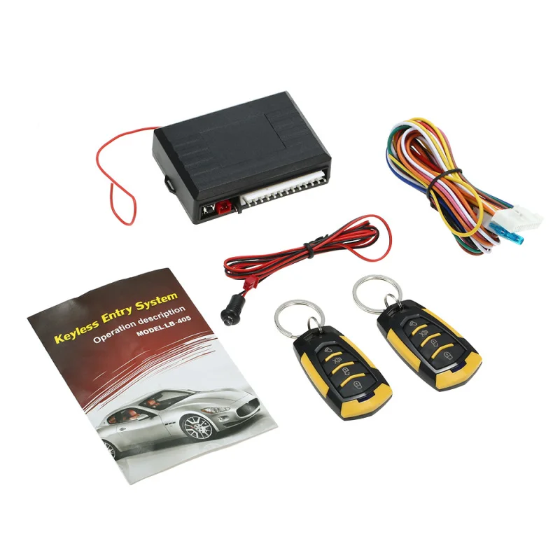 Universal Car Door Lock Keyless Entry with Trunk Release Button Remote Central Locking Kit Remotely lock / unlock for car