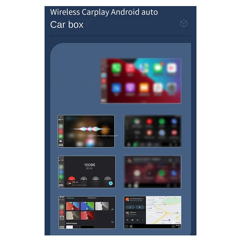 Adaptateur sans fil Carplay Android pour voiture, convertisseur filaire, automatique, boîte sans fil, 2 en 1