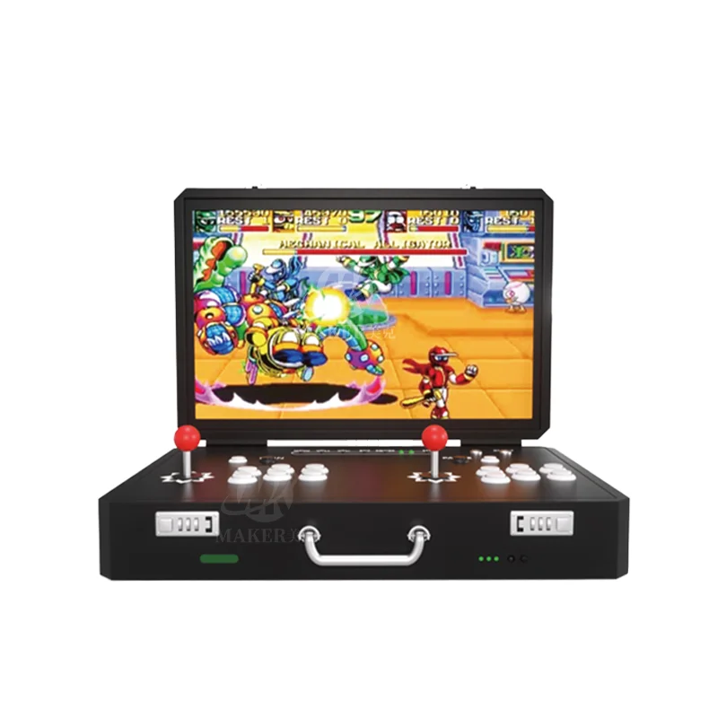

19-дюймовый портативный шкаф для аркадных игр, тысяча боевых игр, бытовая игровая консоль, мульти-истребитель
