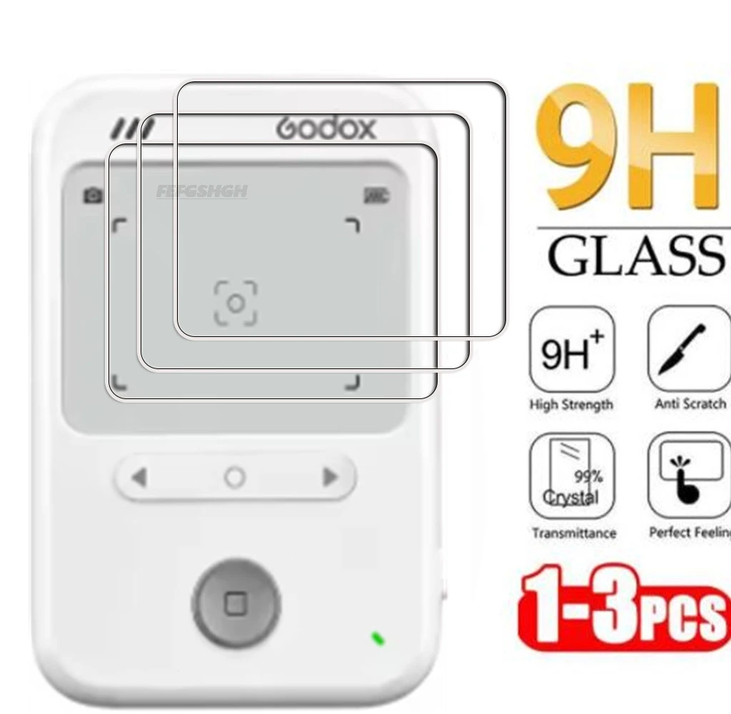 1-3 Pcs HD Tempered Glass Protector FOR Godox C100  GodoxC100  Camera LCD Screen Protective Film
