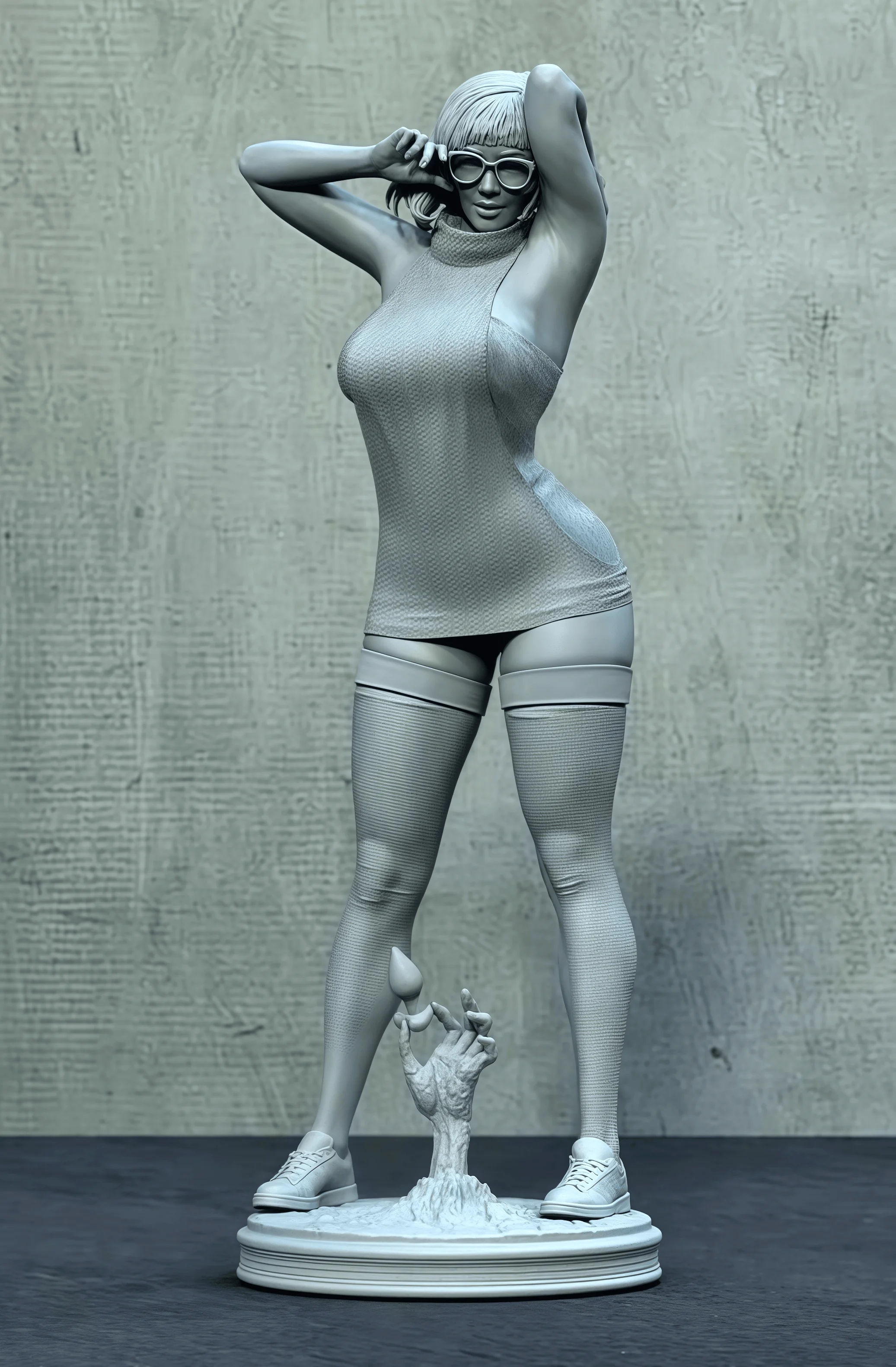 

1:18 Комплект для сборки литья смолы, GK, модель красивой девушки из смолы, неокрашенная