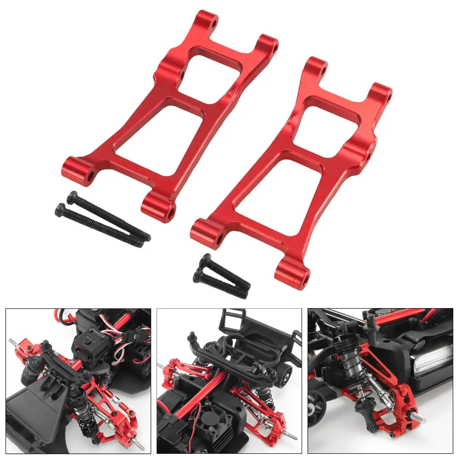 Enhanced Metal RC Car Lower Swing Arm Replacement Sturdy Rear Suspension Kit for 1 14 Remote Control Crawler