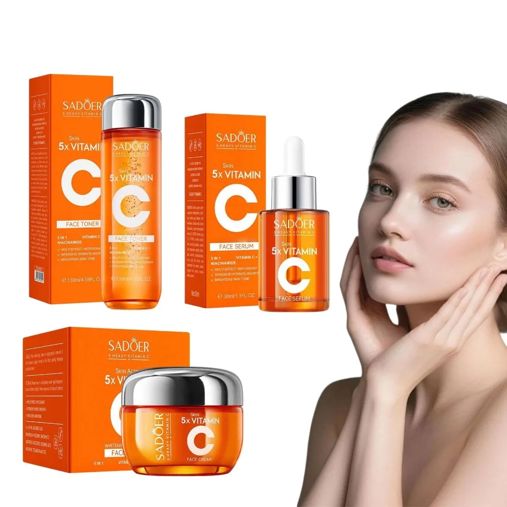Face Toner Brightens Serum Vitamin C & Niacinamide Skin Tone Intensive Nourishing Facial Essence Skin Care Product Face Cream