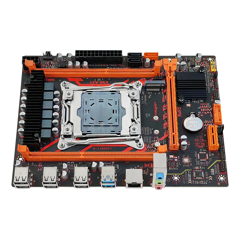 

New X99 desktop mini computer main board 2011-3 D3 memory support 2666 2673V3 CPU