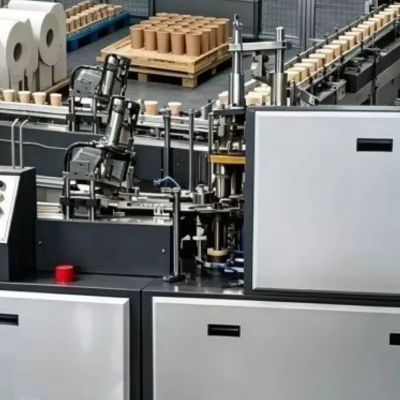 Paper Cup Making Machine Driven Automatic Forming Customized for Coffee Tea Cup Manufacturing High Quality