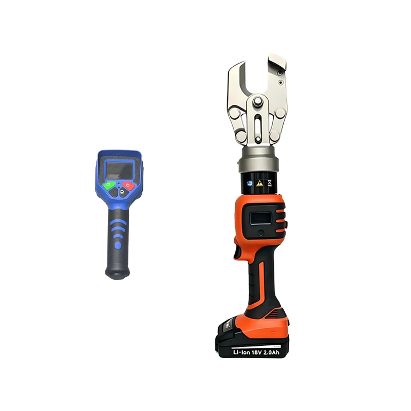 B50-TC32S-KV Battery Powered Remote Control Insulated Cable Cutter Max 32mm Cordless Wire Rope ACSR Cutting Tool Factory