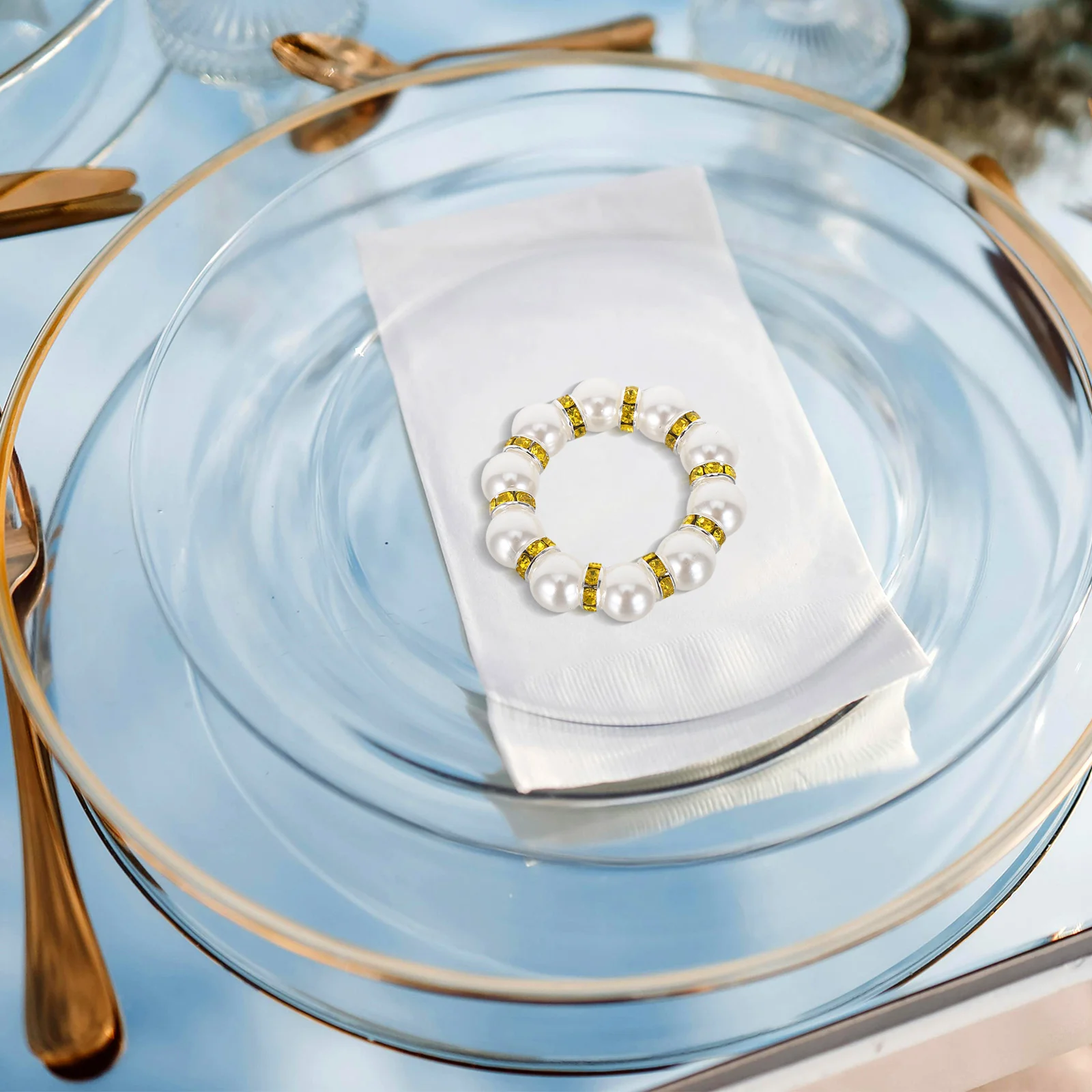 

Wedding Napkin Rings Stainless Steel Banquet Table Decoration Party Tableware Wedding Napkin Rings