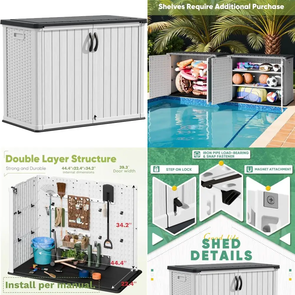 

Современный 2-уровневый журнальный столик середины века с полками для хранения и боковыми отделениями