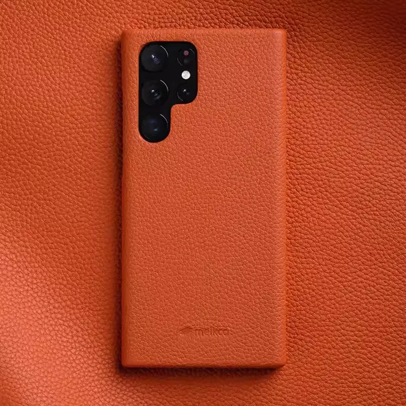 Melkco Premium Genuine Leather Case for Samsung Galaxy S26 S25 Ultra S21 S22 S23 S24 Plus Luxury Cowhide Protective Hard Cover - Image 2