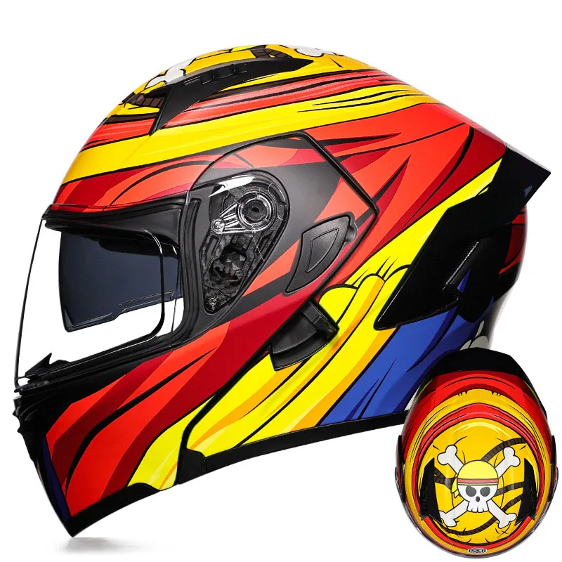 

Orz Motorcycle Helmet Men's and Women's Headless Helmet Full Tail Helmet Rider Motorcycle