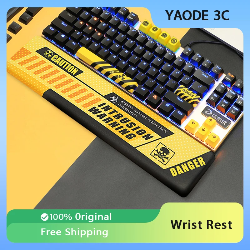 

EK815 Theme Biochemical Version Wrist Rest Gaming Keyboard Hand Brace Wrist Brace Game for Peace Mechanical Keyboard 87 108 Keys