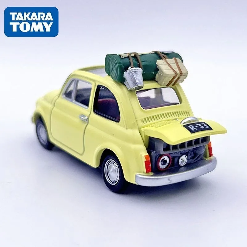 TAKARA TOMY TPU05 Lupin III Fiat 500 Limited Edition Diecast Car Model Collectible Toy Christmas gifts for children
