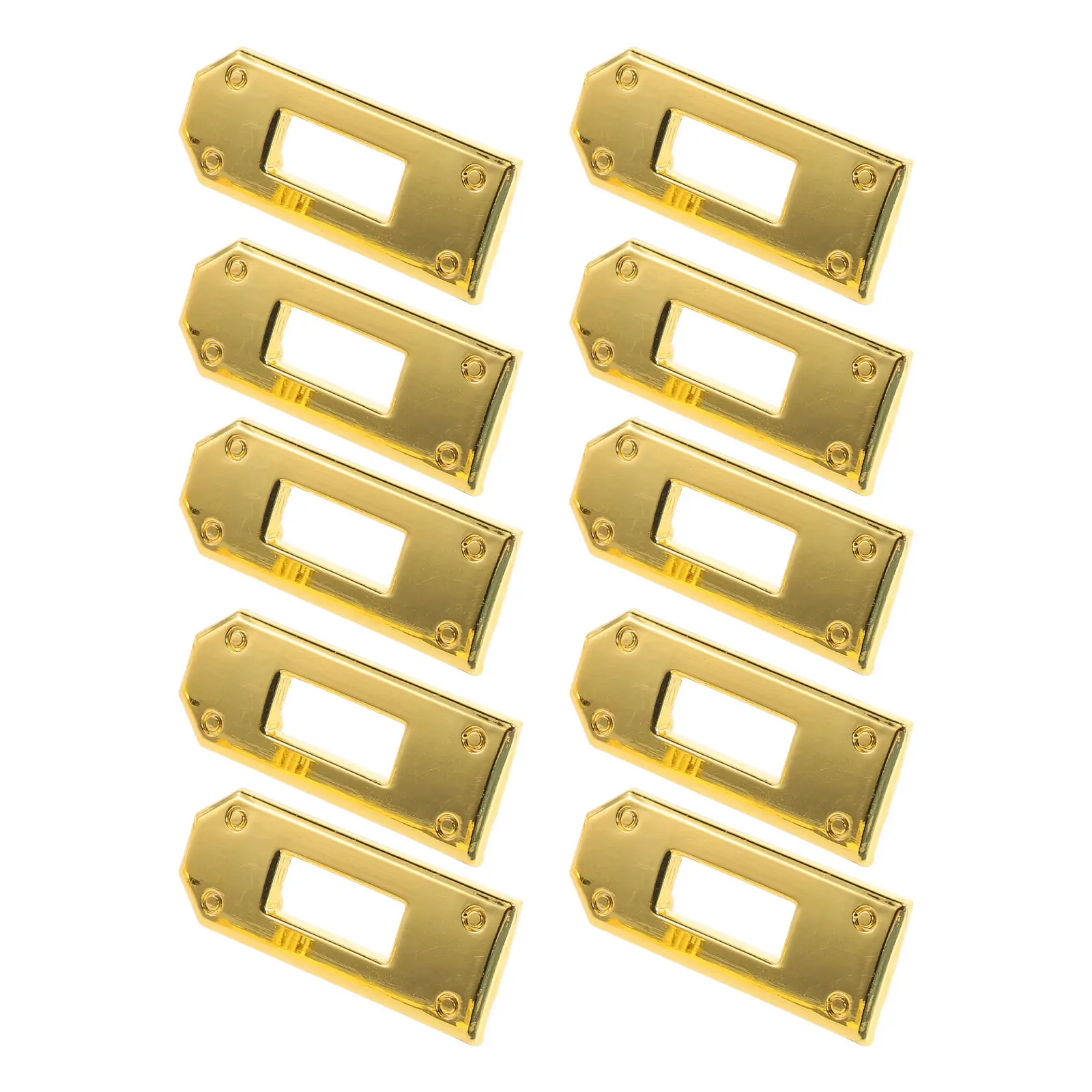 10Pcs Metal Turn Lock Clasp Zinc Alloy Matte Electroplated Purse Lock Closure Secure Bag Repair Hardware for Handbag Craft Purse