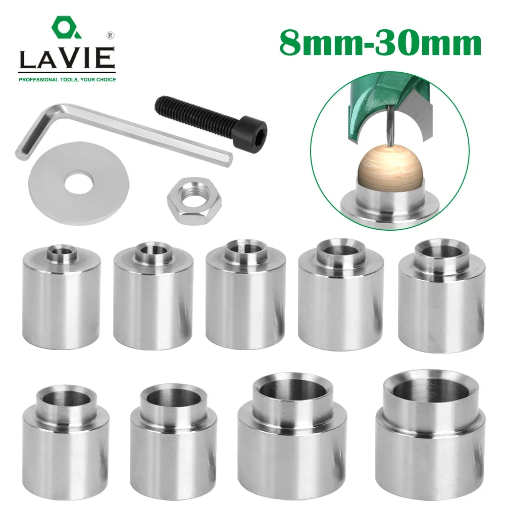 LAVIE Router Base Base 20mm 25mm 30mm 8mm Carbon Steel Silver 10mm 12mm 14mm 16mm 18mm Router Bit Base For Buddha Beads Ball