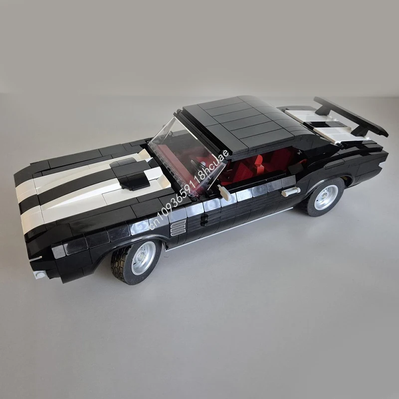 1300 قطعة MOC دودجس تشالنجر R/T 1970 اللبنات البخار التعلم الجذعية عيد الميلاد لعبة هدية الكبار بناء البلاستيك