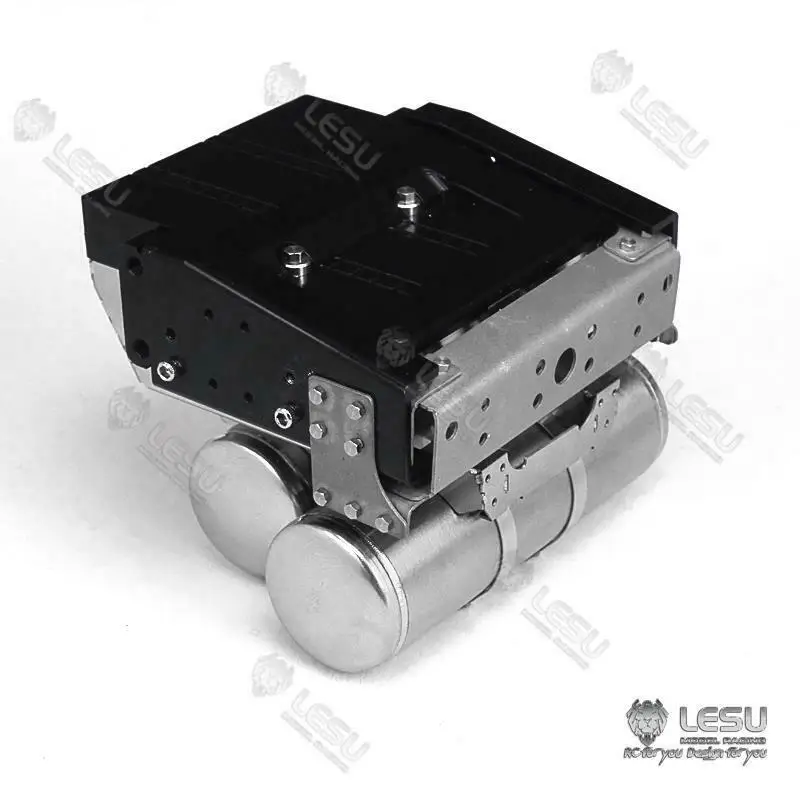 LESU 1/14 バッテリーボックス ダブルエアタンクセット DIY RCトラック ラジコンカー タミヤモデル アクセサリー TH16419用パーツ