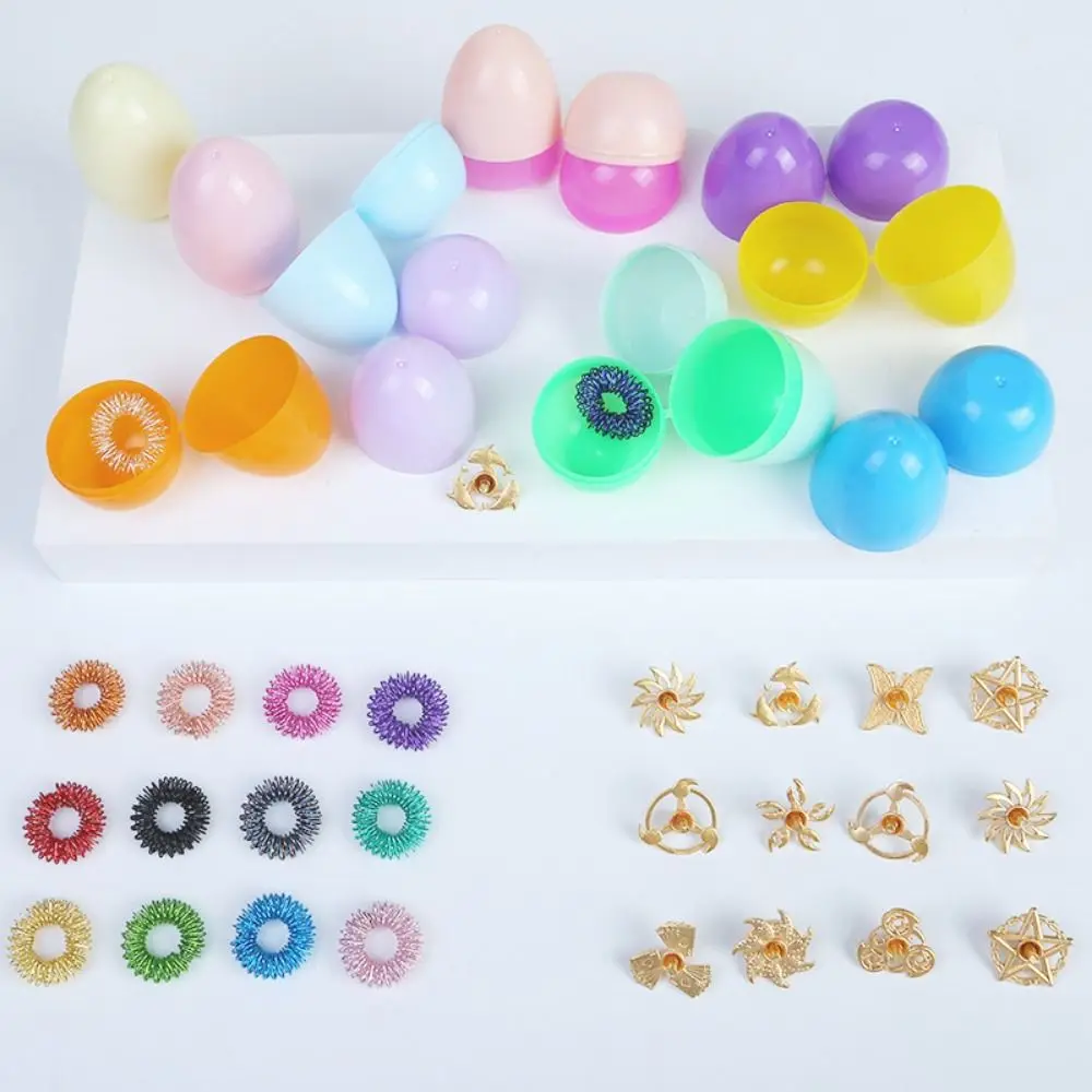 

10PCS NEW Multicolor Easter Capsule Plastic Random Filler Easter Egg Openable Gashapon Festival Supplies