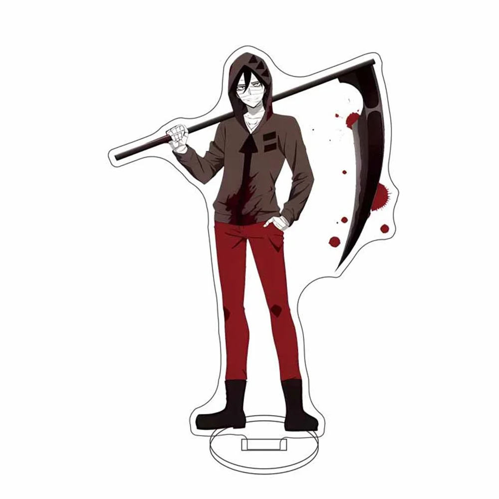 15 CM Anime Satsuriku no Tenshi  Acryl Model Cosplay Charm Karakters Ornament Accessoires Goederen Collectie Geschenken