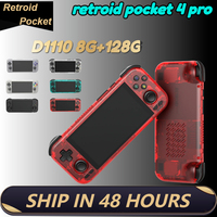 Retroid Pocket 4Pro RP4 Pro Handheld Game Console 8G+128G 4.7Inch Touch Screen 5000mAh RP4 Retroid Pocket 4 Children's Gifts