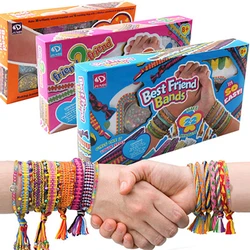 Mädchen DIY Armband, das Kit Schmuck Herstellung Kit Kunst für Kinder Freundschaft Handwerk Kit für 5-12 Jahre Alt kid Mädchen spielzeug geschenk