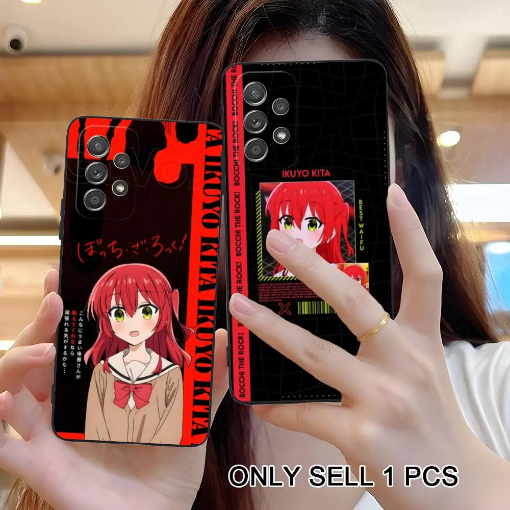 Bocchi Rock Ikuyo Kita Phone Case for Samsung Galaxy A57 56 55 54 53 52 51 37 36 35 34 33 32 31 5G Soft TPU Shockproof Cover