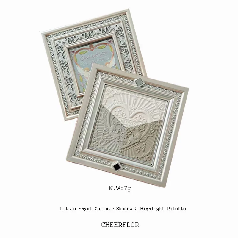 

CHEERFLOR Little Angel Contour Shadow & Highlight Palette Face Mate Iluminador Bronzer Makeup Concealers 7г