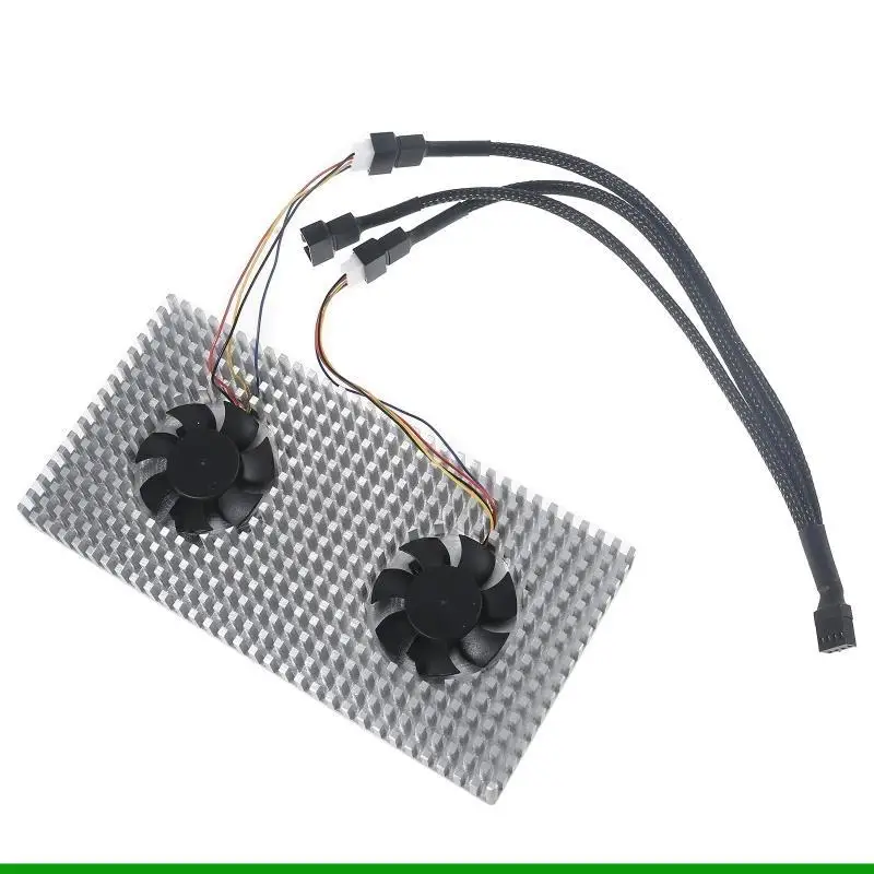 

U55C GPU Backplate Memory Radiator For RTX 3090 3080 3060 Graphics Card Cooler Fans