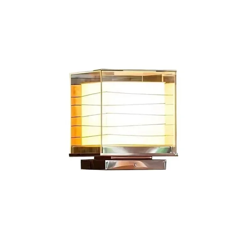 

Hotel Bedroom Bedside Table Lamp Modern Simple Wabi Wind Touch Charging Corridor LED Wall Lamp