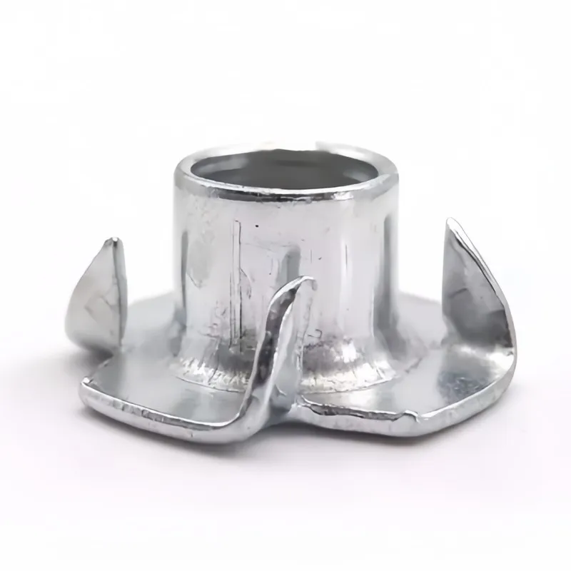 20pcs M6 Full Thread Four-claw Nut Four-point Lock Rust-proof Safety Insert For Woodworking Climbing