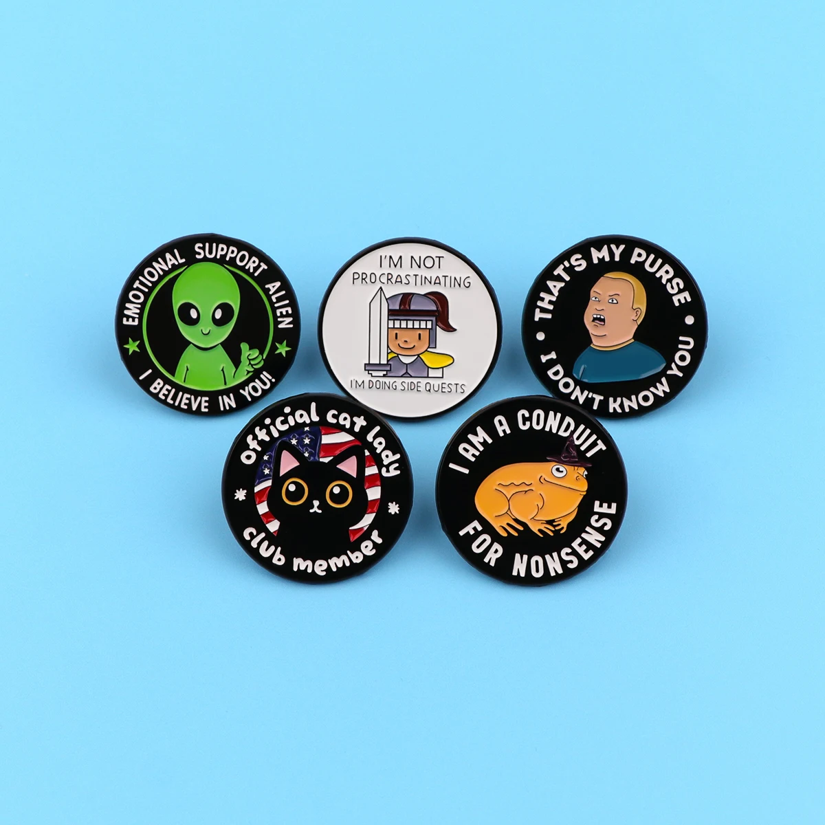 Motivational Phrase Enamel Pins Metal Quotation Brooch Backpack Hat Bag Lapel Badges Men Women Fashion Jewelry Collection Gift