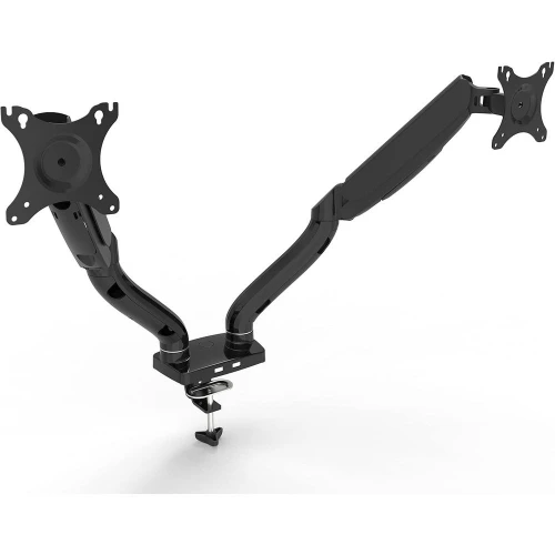 Suporte Duplo para Monitor ou Mesa, Suporte Ajustável para 2 Monitores, Suporte Duplo Ajustável para Computador, Ergonômico para Casa/Escritório