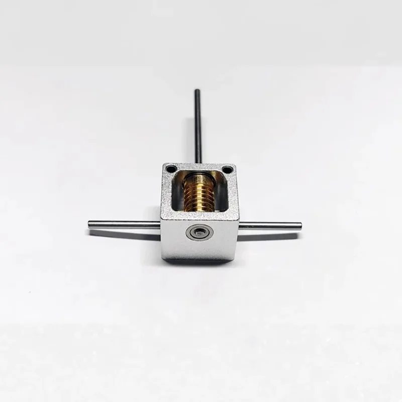 Mini Worm Gearbox Right Angle Steering Gear 90 Degree Reduction Gearbox Commutator Micro Transmission Box