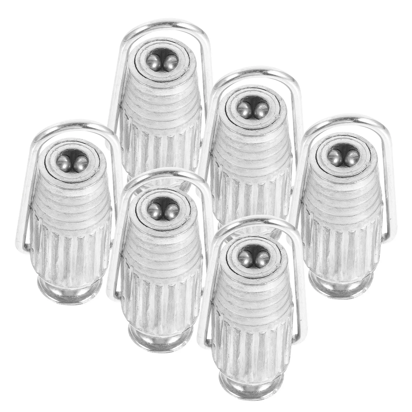 

6Pcs Aluminum Clothesline Tensioner Adjustable Ratchet Clothesline Tightener for Laundry String Drying Line Metal Rope Cord