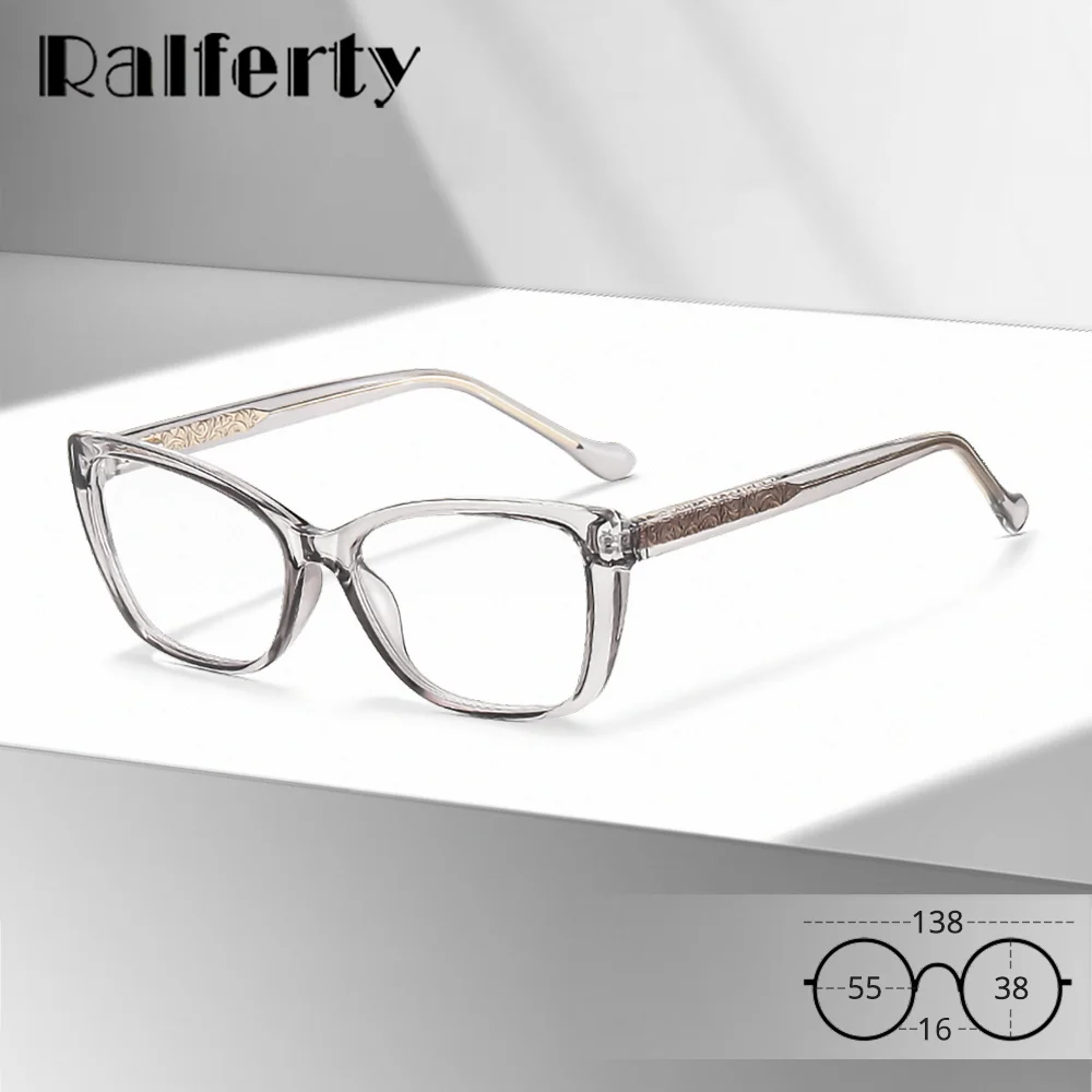 

Ralferty модные женские очки с защитой от синего света, прозрачная оправа CP 2026, новые игровые очки с защитой от УФ-лучей, модная женская оправа для очков