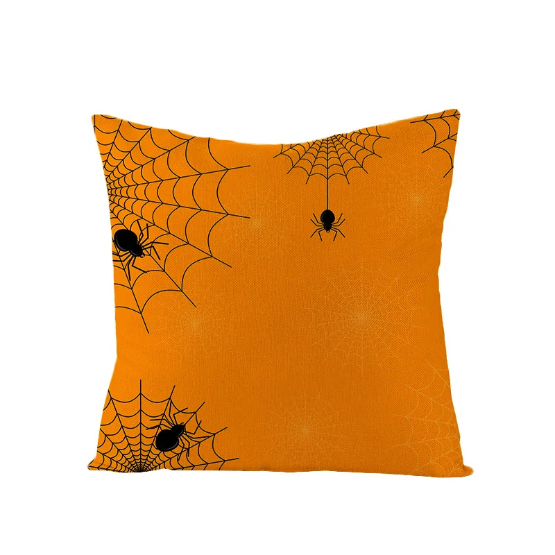 Funda de cojín con estampado de gato negro y calabaza, funda de almohada de 18x18 pulgadas para decoración de coche, sofá, oficina, hogar y Halloween, 2022