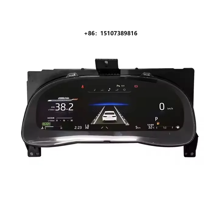 12.3 Inch Digital Cluster for Toyota Camry 2017-2018 Car Dashboard Instrument Panel Speed Meter LCD Multimedia Player