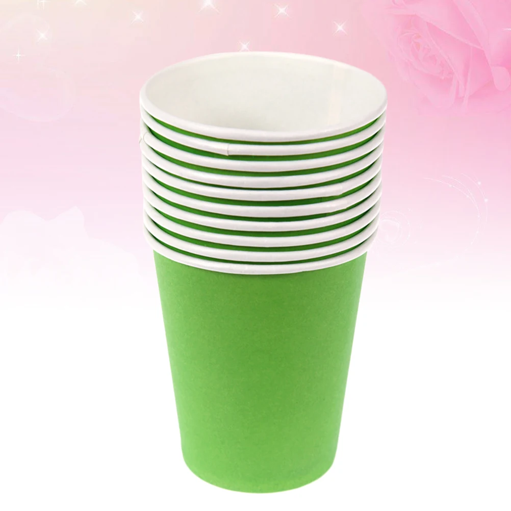 100Pcs Colorful Paper Cups Safe Eco-Friendly DIY Craft Materials for Kids Kindergarten Handmade Art Decoration Disposable Cups