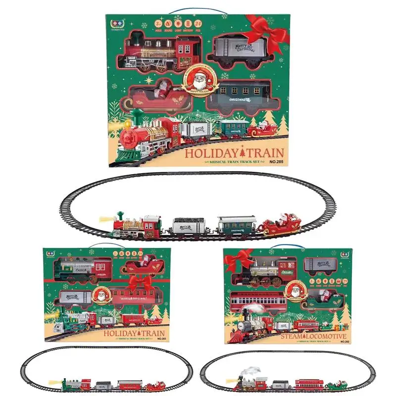 

Locomotive Train Toy Improve Hand-Eye Coordination Toy Model With Train Carriage Front Light And Sound For Classroom and Nursery