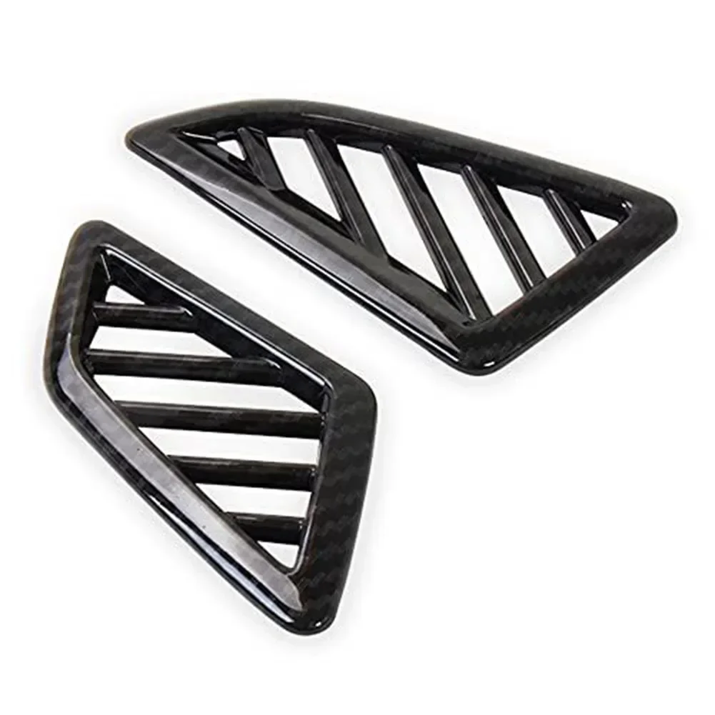 Sophisticated Carbon Fiber Pattern L&R AC Air Vent Outlet Cover Trim Compatible with For Honda Civic 10TH 2016+