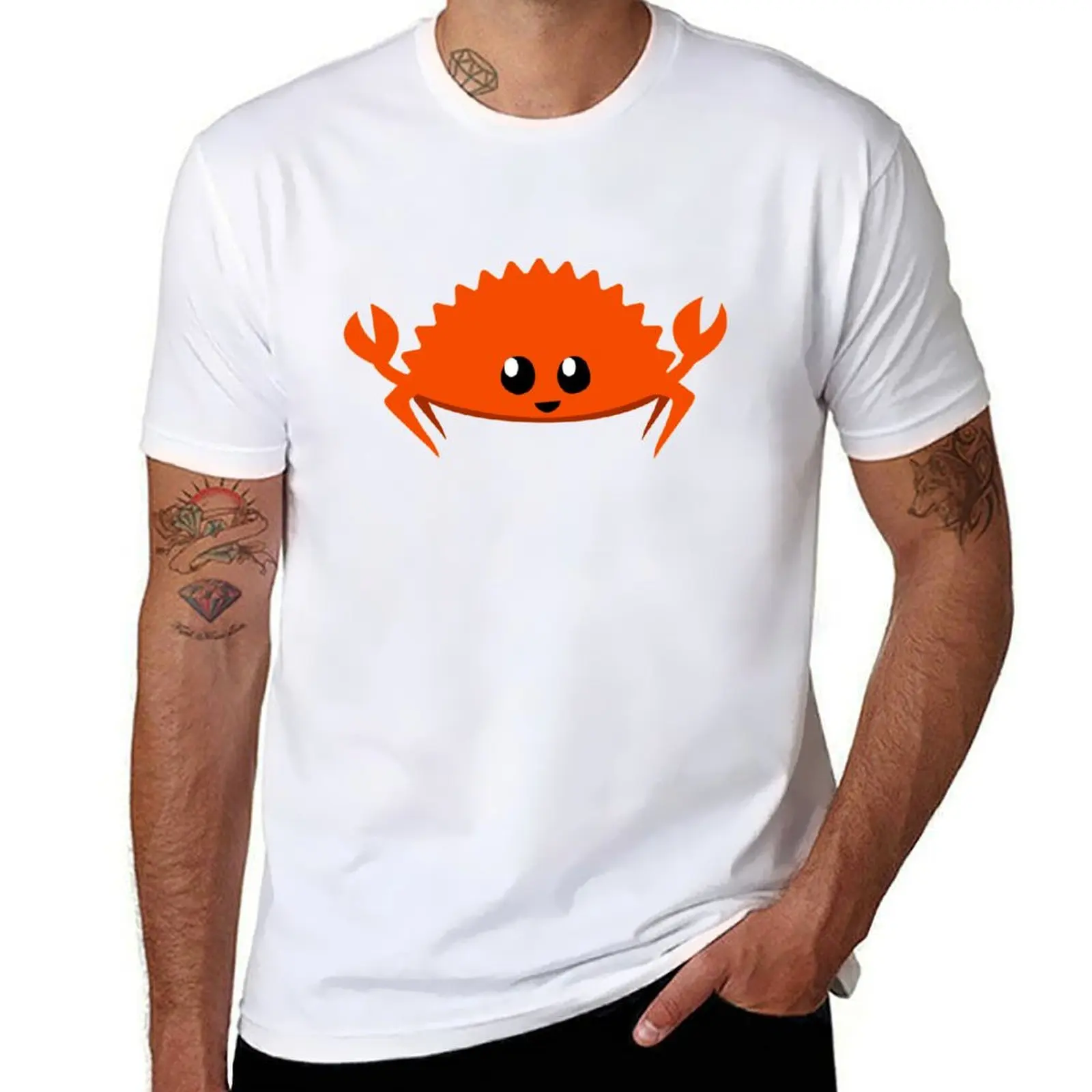 Rust crab T-Shirt Comfortable Basic Crew Neck Tee