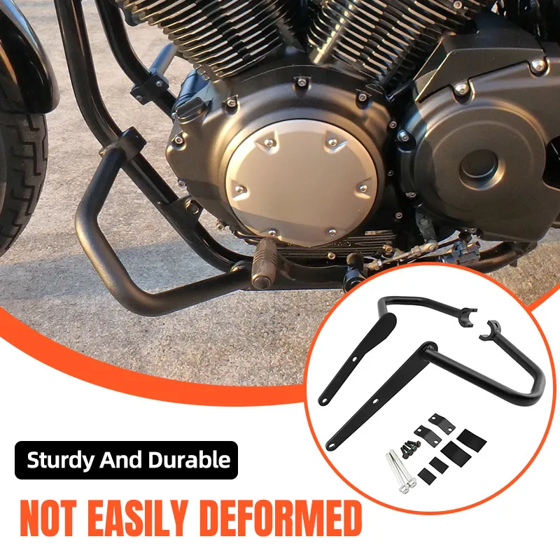 Akcesoria motocyklowe, orurowanie ochronne, osłona silnika, czarne, do Yamaha Bolt 950 XV950 XVS950 R-Spec 2013-2025