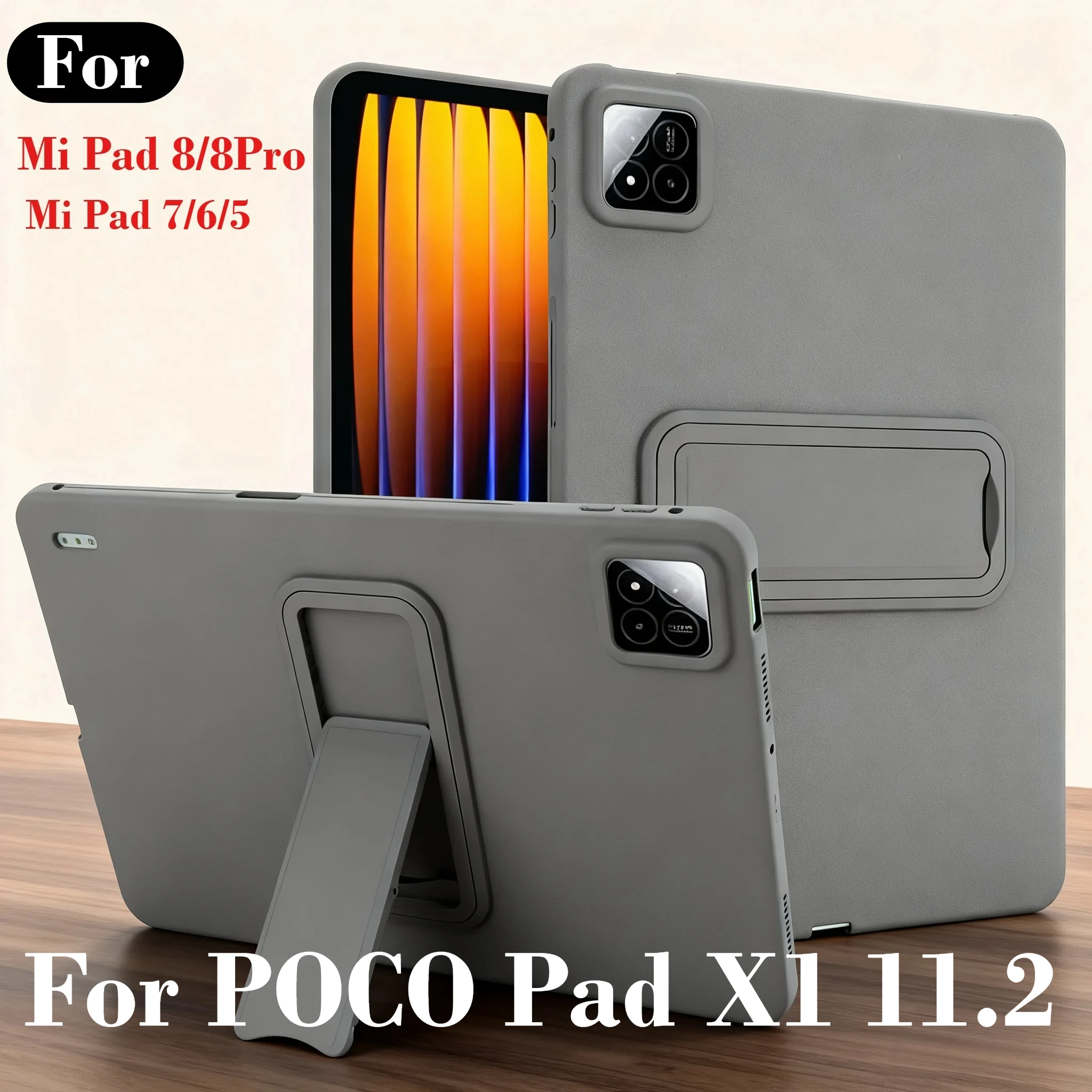 

Противоударный чехол из ТПУ для планшетов Xiaomi POCO Pad X1 11.2 ", Xiaomi Pad 8 7 Pro 11.2 ", Mi Pad 6 5 Pro 11 дюймов, SE 8.7 дюймов